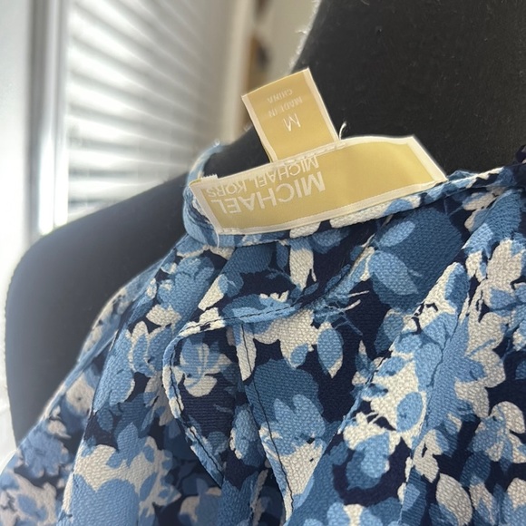 Floral Blue Halter Top - Picture 10 of 15